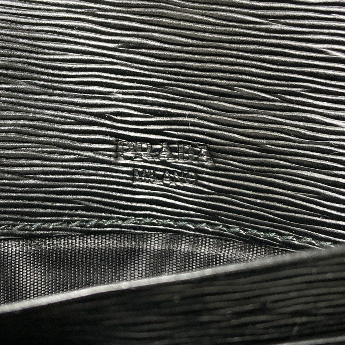 Prada Triangle Wallet Nylon Leather — view 7