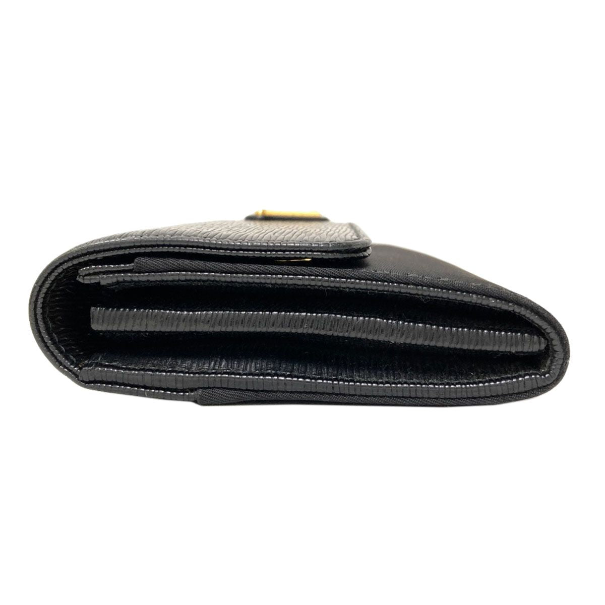 Prada Triangle Wallet Nylon Leather — view 3