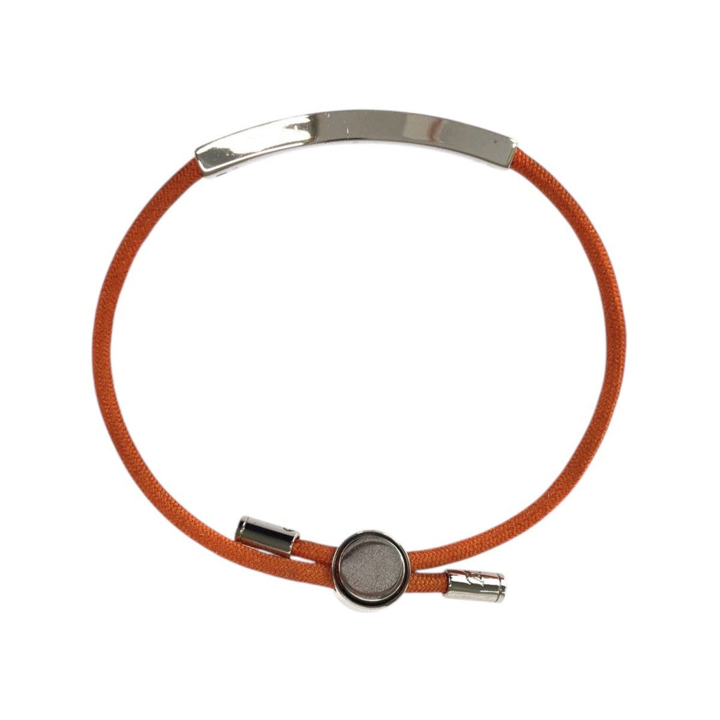 Louis Vuitton Bracelet LV Space Orange Silver Metal Bangle — view 3