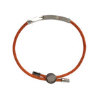 Louis Vuitton Bracelet LV Space Orange Silver Metal Bangle — view 3