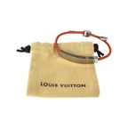 Louis Vuitton Bracelet LV Space Orange Silver Metal Bangle — view 8