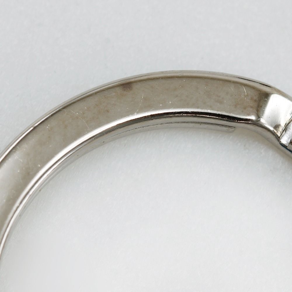 Hermes Porte Cles Tab Key Ring Togo Blue Key Holder — view 8