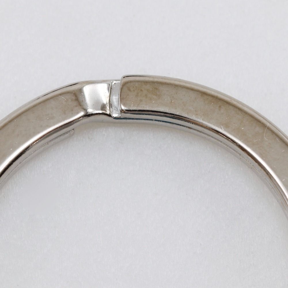 Hermes Porte Cles Tab Key Ring Togo Blue Key Holder — view 7