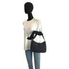 Prada Sports Gray Black Wool Nylon Handbag — view 6