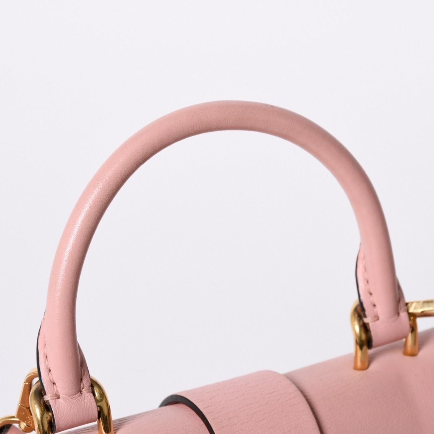 Louis Vuitton Locky BB Handbag Monogram Rose Poodle Pink Brown — view 5