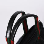 Gucci Handbag Sherry Line GG Canvas Silver Navy — view 5