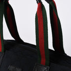 Gucci Handbag Sherry Line GG Canvas Silver Navy — view 4
