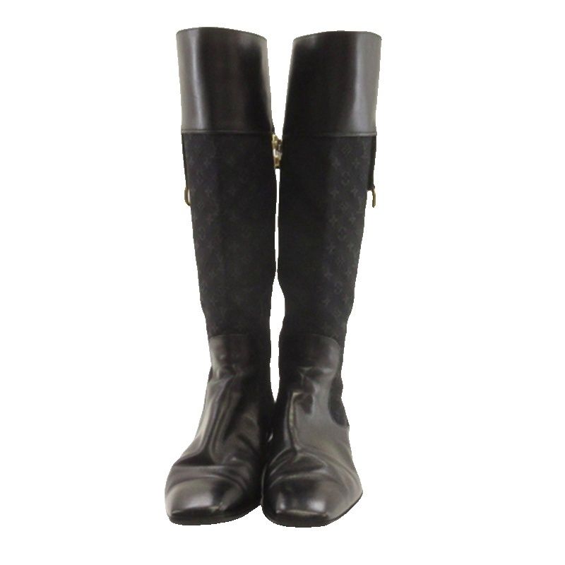 Louis Vuitton Monogram Boots Black — view 2