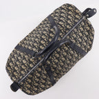 Dior Mini Boston Trotter Vintage Canvas Navy Handbag — view 5