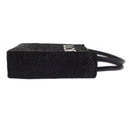 Loewe Tote 2-Way Raffia Leather Black Gold Travel — view 9