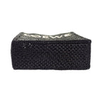 Loewe Tote 2-Way Raffia Leather Black Gold Travel — view 8