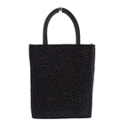 Loewe Tote 2-Way Raffia Leather Black Gold Travel — view 6