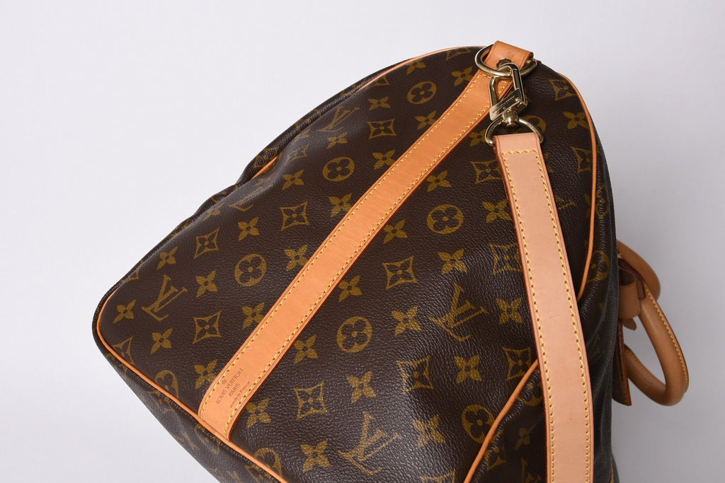 Louis Vuitton Keepall 55 Boston Bag V1 Monogram Brown Gold — view 6