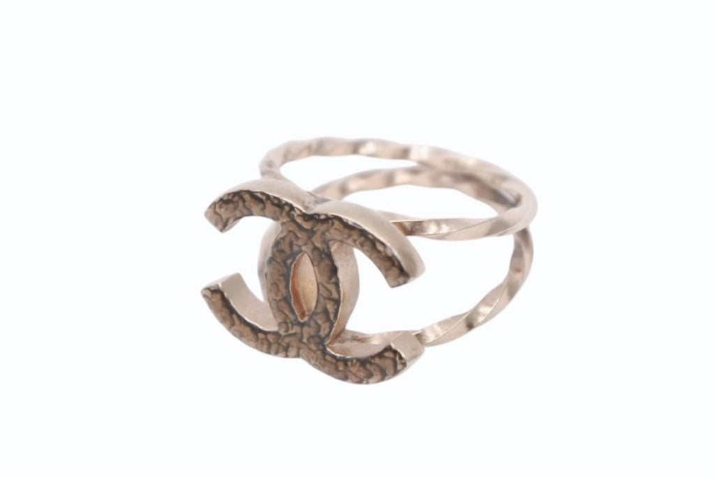 Chanel CC Logo Ring Gold