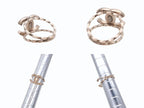 Chanel CC Logo Ring Gold — view 6