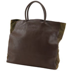 Prada Logo Tote Brown — view 2