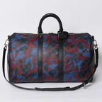 Louis Vuitton Damier Cobalt Camouflage Keepall Bandouliere 45