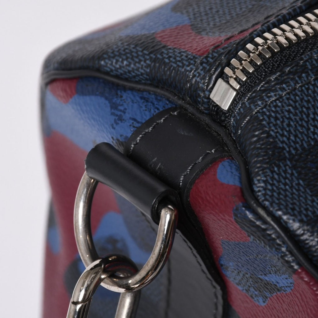 Louis Vuitton Damier Cobalt Camouflage Keepall Bandouliere 45 — view 4