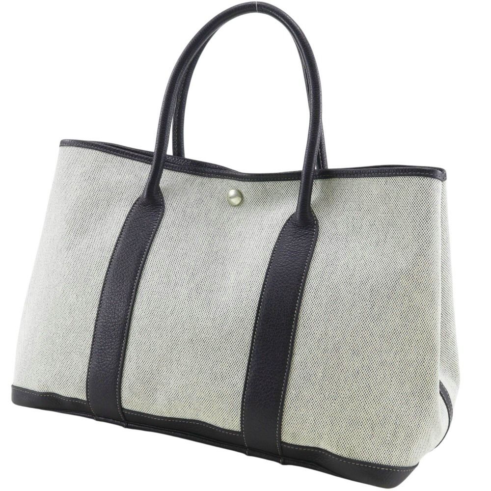 Hermes Garden Party 36 PM Toile Ash Gray Tote — view 2