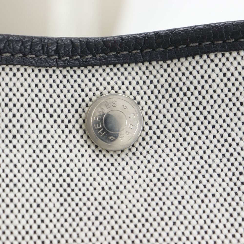 Hermes Garden Party 36 PM Toile Ash Gray Tote — view 9