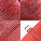 Hermes Picotin Lock 22 M Taurillon Clemence Red Handbag — view 9