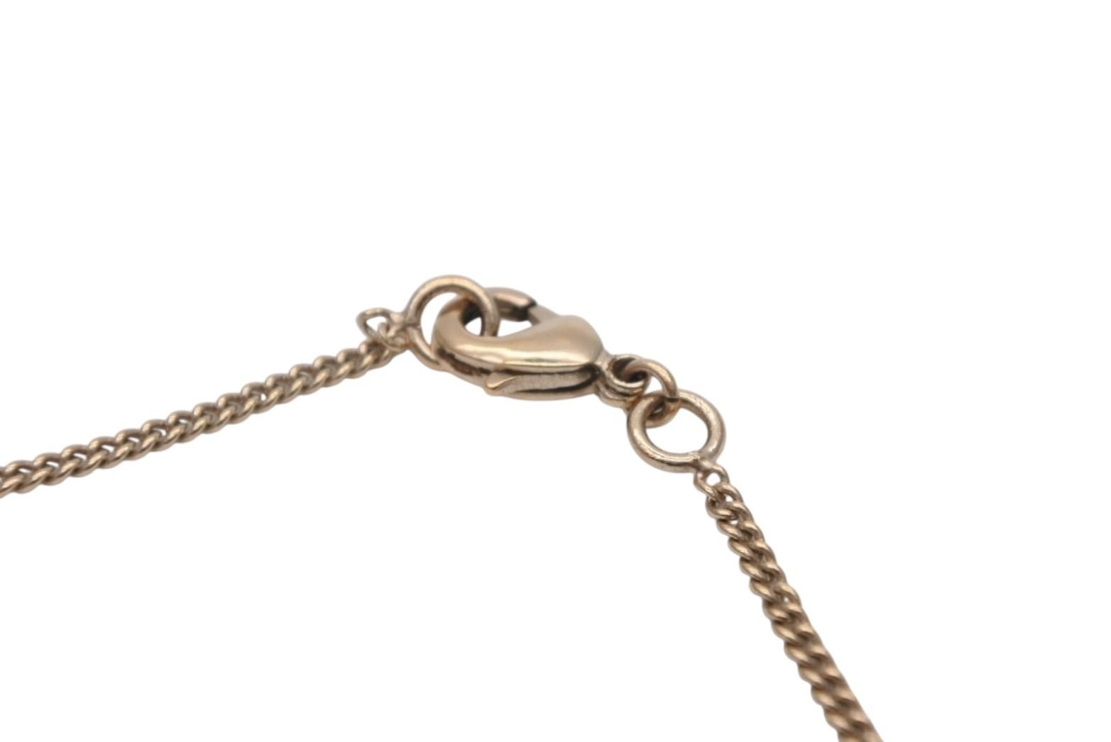 Chanel CC Logo Necklace Rhinestone Gold 08c — view 6
