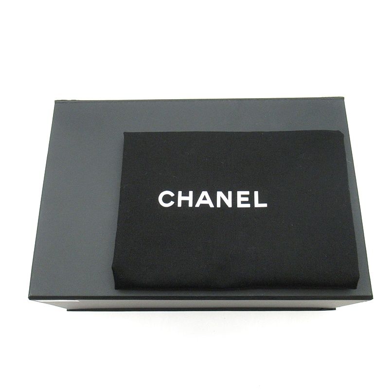 Chanel Quilted Top Handle Flap Bag Lambskin Handbag Black — view 9