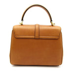 Celine Small 16 Seeds 2-Way Handbag Calfskin Tan — view 4