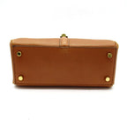 Celine Small 16 Seeds 2-Way Handbag Calfskin Tan — view 6