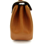 Celine Small 16 Seeds 2-Way Handbag Calfskin Tan — view 5