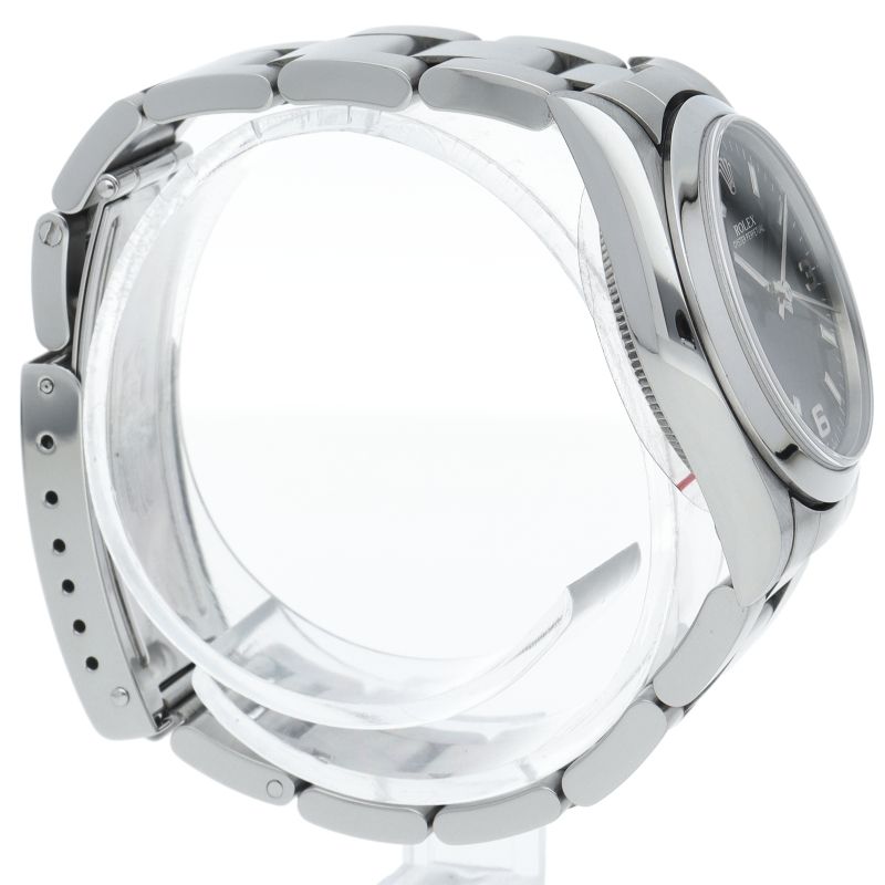 Rolex Oyster Perpetual Boys Watch SS Black Polished — view 4