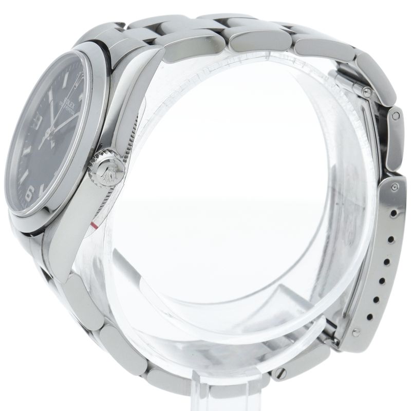 Rolex Oyster Perpetual Boys Watch SS Black Polished — view 3