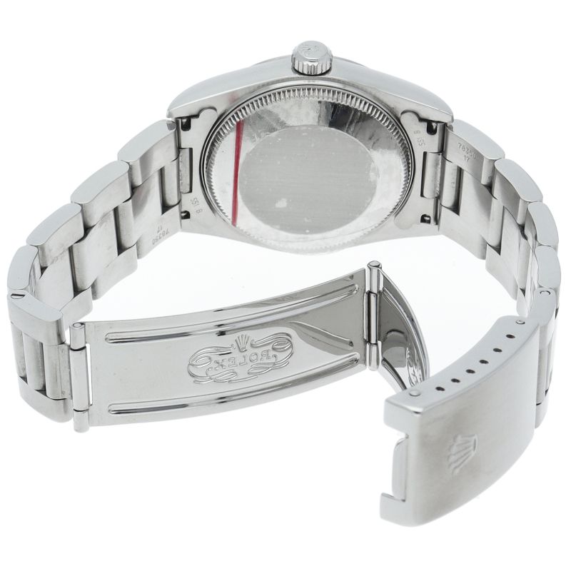 Rolex Oyster Perpetual Boys Watch SS Black Polished — view 5