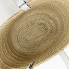 Loewe Basket Raffia Leather Beige Tote — view 6