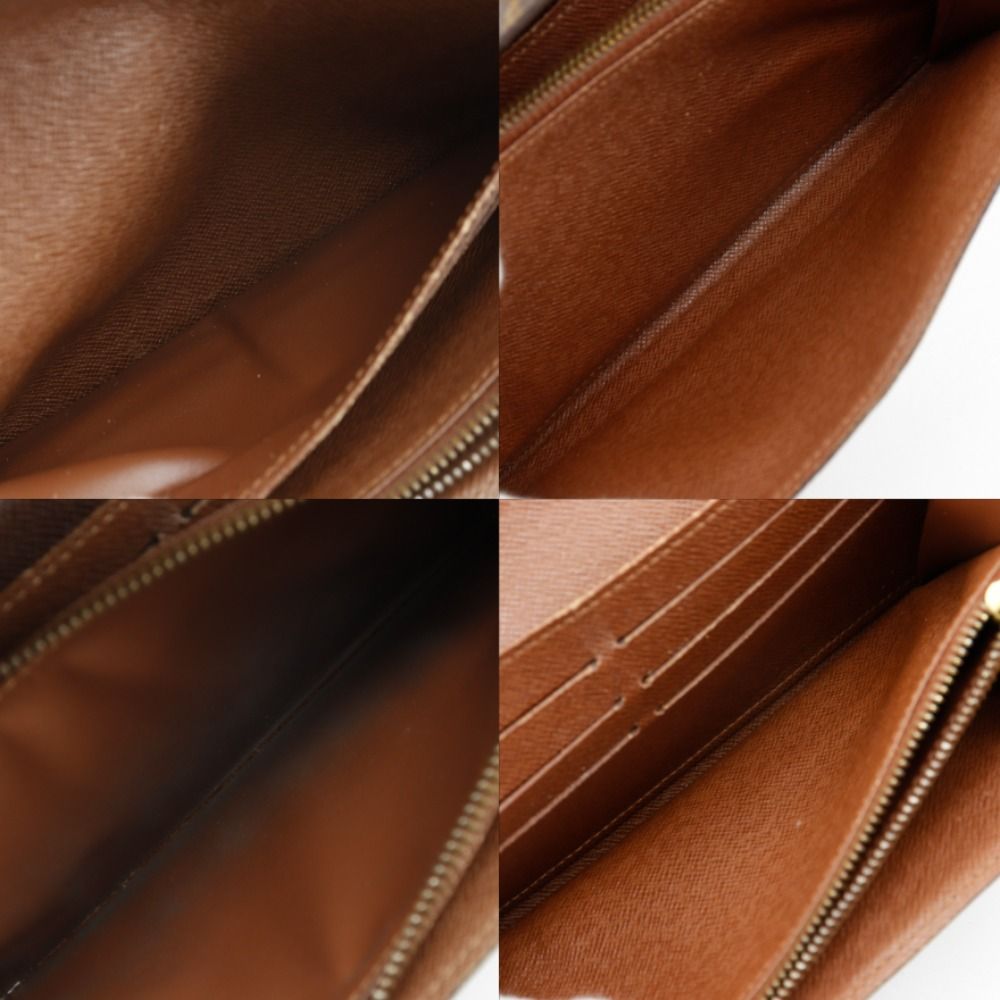 Louis Vuitton Portefeuille Sarah Monogram Canvas Brown Wallet — view 6