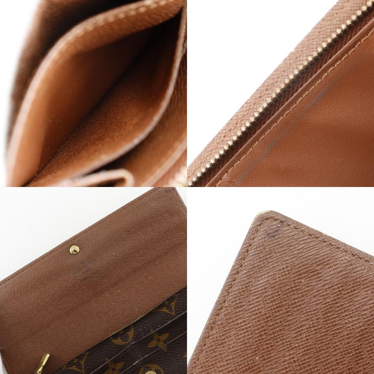 Louis Vuitton Portefeuille Sarah Monogram Canvas Brown Wallet — view 8
