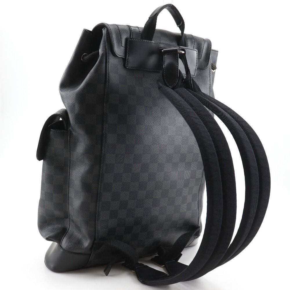 Louis Vuitton Christopher PM Damier Graphite Canvas Black Backpack — view 3