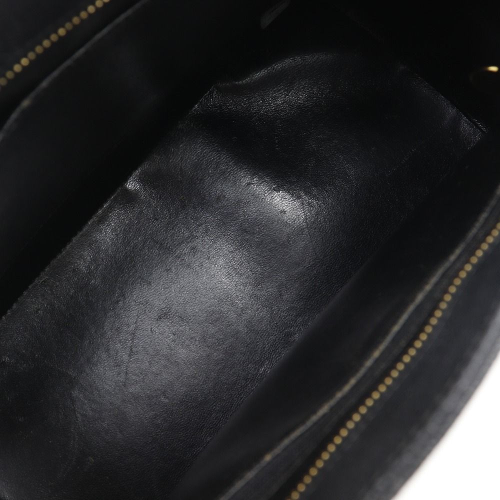 Chanel Medallion Tote CC Logo Quilted Caviar Leather Black — view 6