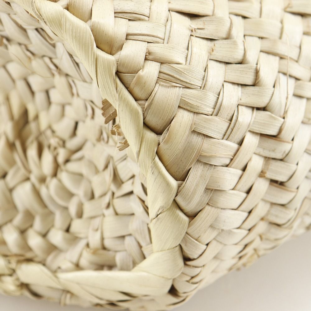 Loewe Basket Bag Small Bag Raffia Leather Beige Handbag — view 5