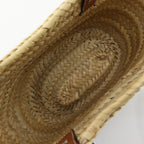 Loewe Basket Bag Small Bag Raffia Leather Beige Handbag — view 7