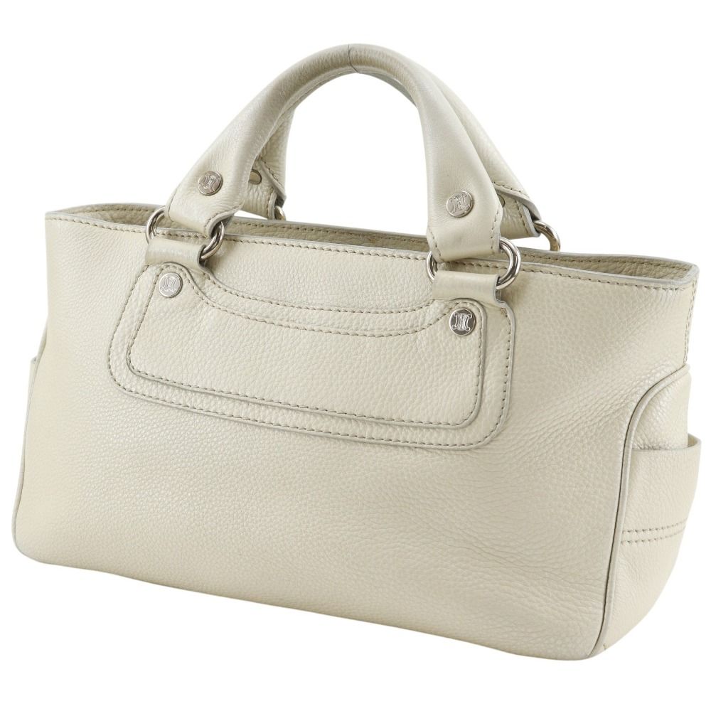 Celine Boogie Back Calfskin Beige Handbag — view 2