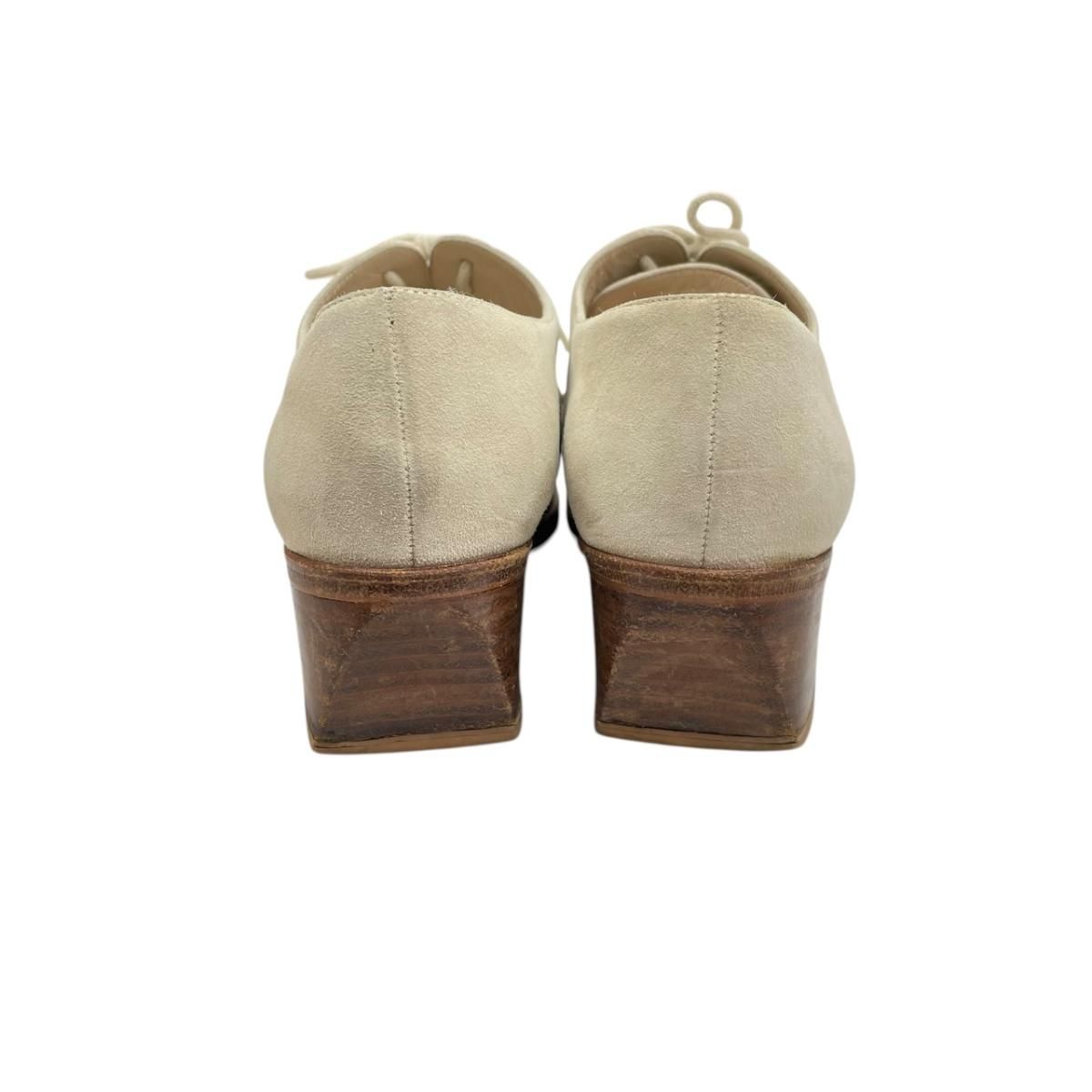 Chanel Lace Up Shoes Suede — view 7
