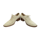 Chanel Lace Up Shoes Suede — view 5