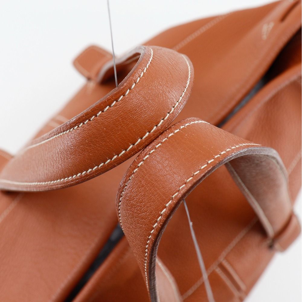 Hermes Tar Taurillon Clemence Brown Tote — view 5