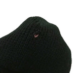 Hermes Martin Margiela Era Cashmere Logo Knit Cap Hat ME Black — view 3