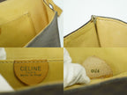 Celine Macadam Medal Motif Shoulder Bag Pochette Brown — view 9