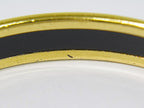 Hermes Enamel PM Bangle Bracelet Cloisonne Gold Plated Multicolor Email — view 6