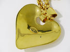 Chanel CC Logo Heart Motif Long Necklace Pendant Gold Plated — view 5
