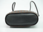 Saint Laurent Yves YSL Leather Shoulder Bag Black — view 3