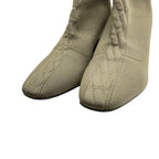 Hermes Voltige Short Boots 36 Knit Khaki — view 6